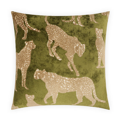 D.V. KAP HOME   24" x 24" Animique Pillow - Fern Novelty, Transitional, Animal    - 4046-F-2424