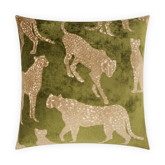 D.V. KAP HOME   24" x 24" Animique Pillow - Fern Novelty, Transitional, Animal    - 4046-F-2424