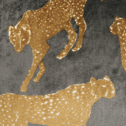 D.V. KAP HOME   24" x 24" Animique Pillow - Slate Novelty, Transitional, Animal    - 4046-S-2424