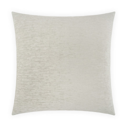 D.V. KAP HOME   24" x 24" Jennry Pillow - Ivory Solid, Textured    - 4047-I-2424