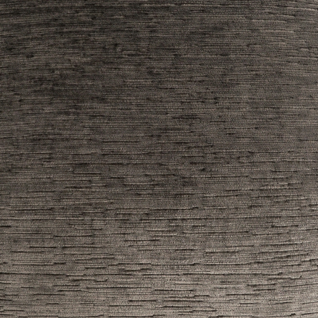 Dark brown fabric swatch with fine horizontal ribbing & soft matte finish.