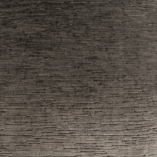 Dark brown fabric swatch with fine horizontal ribbing & soft matte finish.