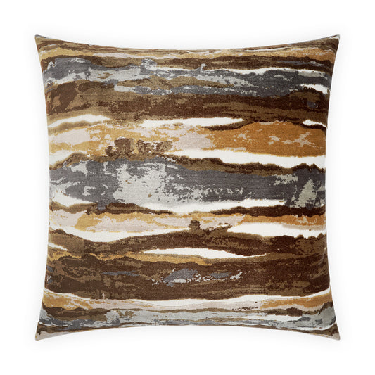 D.V. KAP HOME   24" x 24" Ecco Pillow - Alchemy Abstract, Transitional    - 4048-A-2424