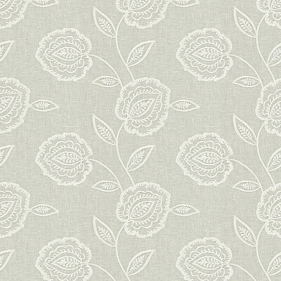 KRAVET BASICS EMBROIDERY BOTANICAL & FLORAL WHITE,WHITE,   - 4049.101.0