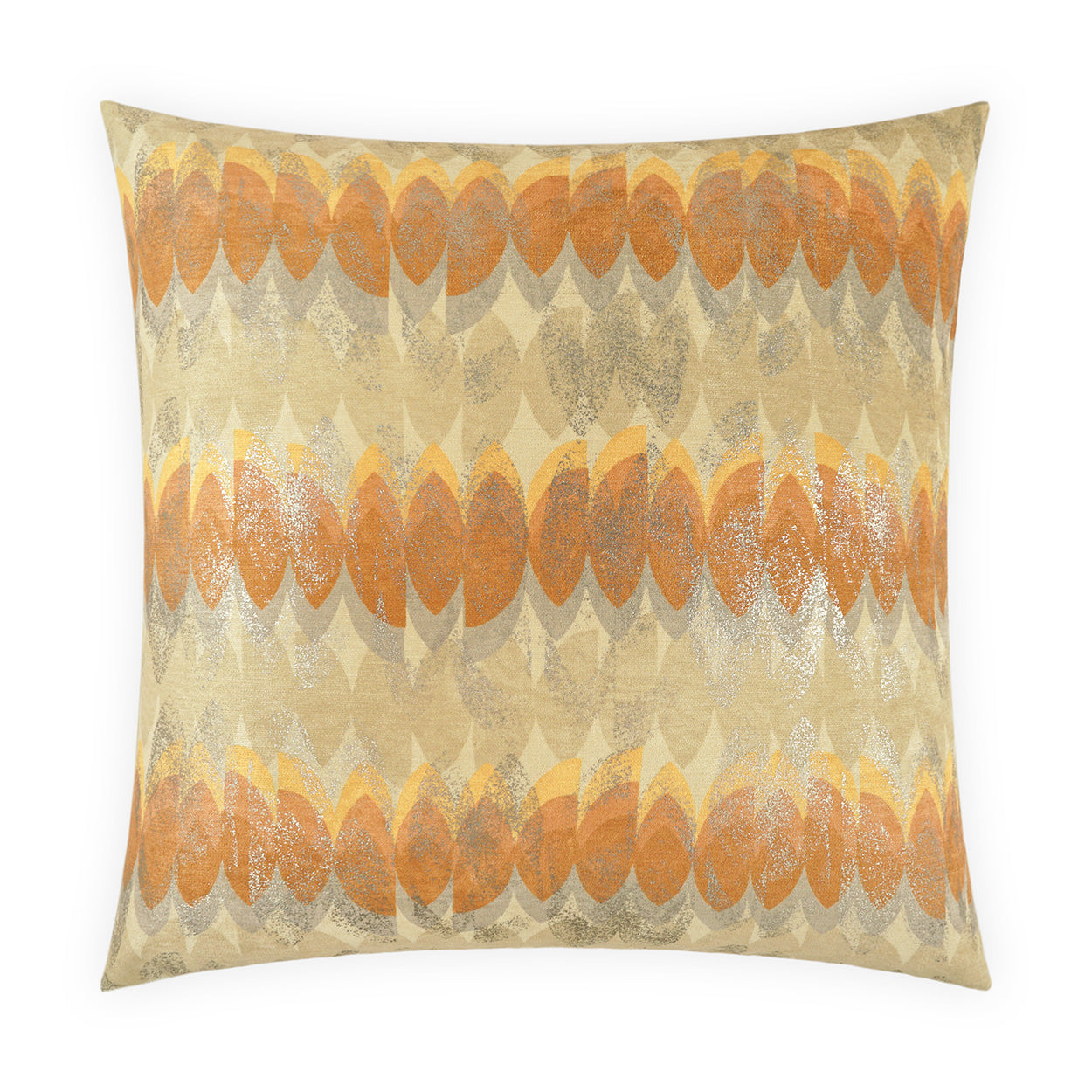 D.V. KAP HOME   24" x 24" Dover Pillow - Amber Glam, Transitional     - 4050-A-2424