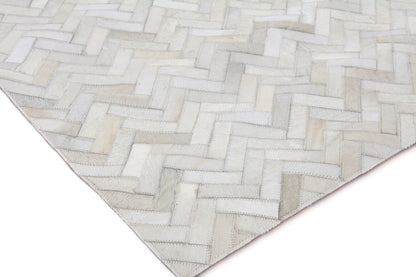 EXQUISITE RUGS   Mosaic Leather Indoor Hand Stitched    - 4055-5'X8'