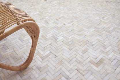 EXQUISITE RUGS   Mosaic Leather Indoor Hand Stitched    - 4055-5'X8'