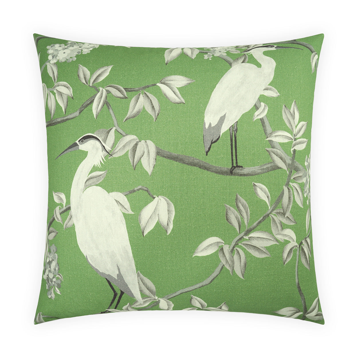 D.V. KAP HOME   24" x 24" Heron Pillow Novelty, Traditional     - 4056-2424