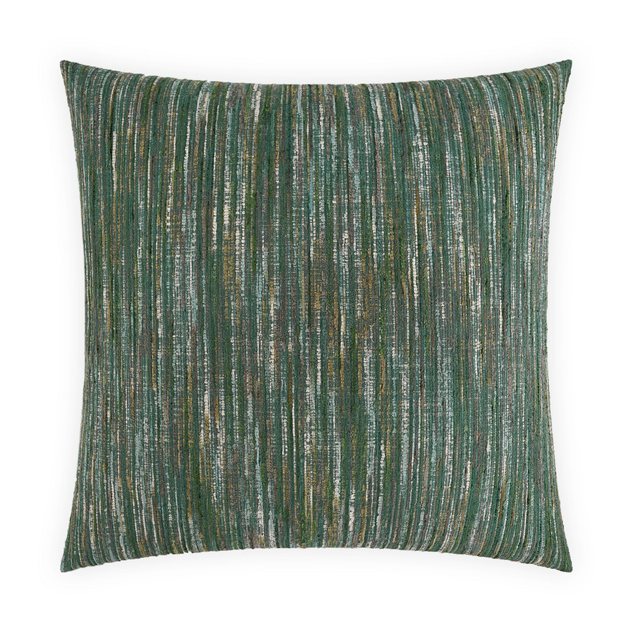 D.V. KAP HOME   24" x 24" Grassland Pillow Textured, Stripes,    - 4058-2424
