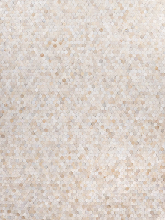 EXQUISITE RUGS   Mosaic Leather Indoor Hand Stitched    - 4058-5'X8'