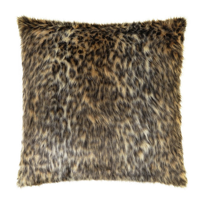 D.V. KAP HOME   24" x 24" Margay Pillow Faux Fur, Animal    - 4068-2424