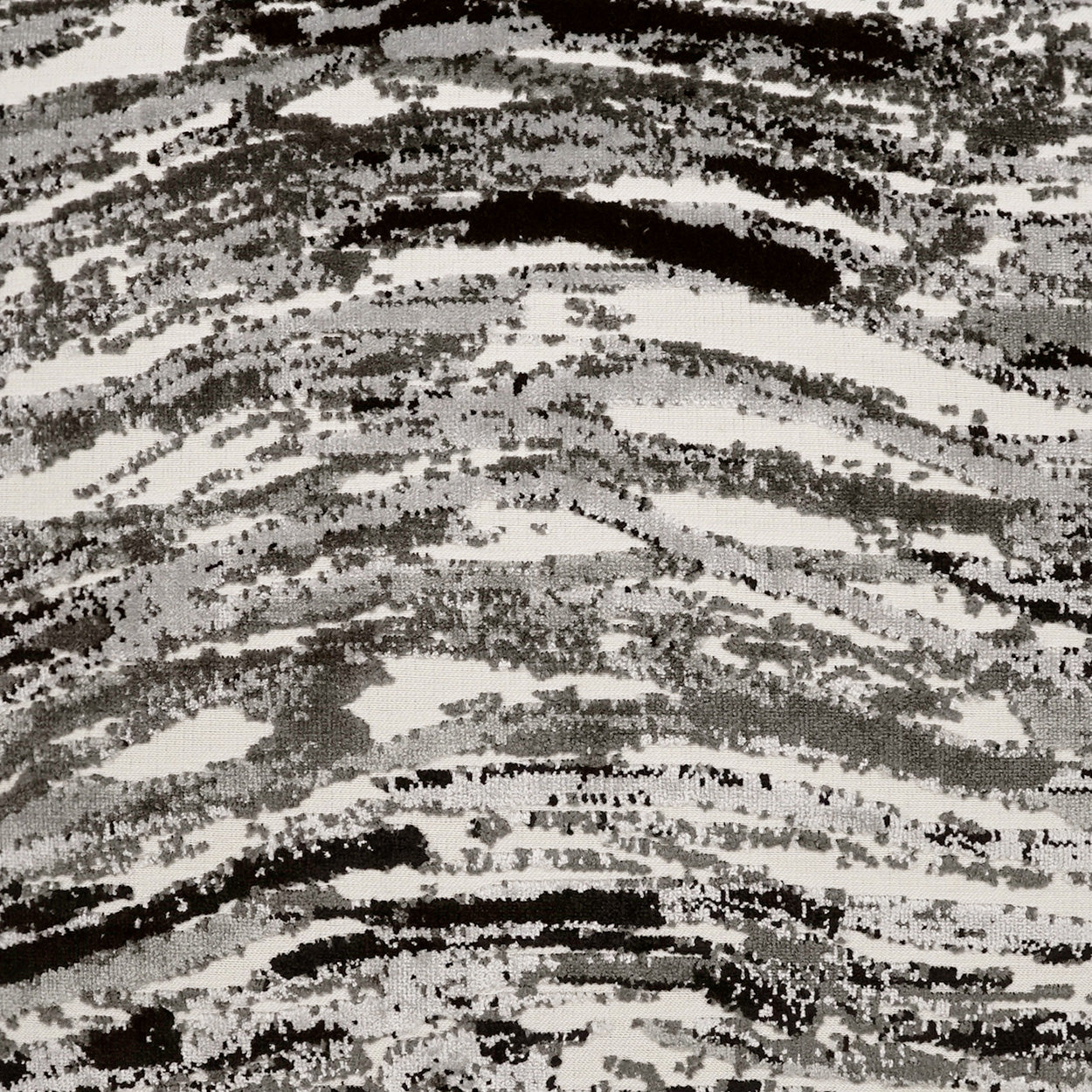 D.V. KAP HOME 4069-S-YARD Stillwater Fabric - Storm Abstract, Modern  Grey, Black   - Stillwater