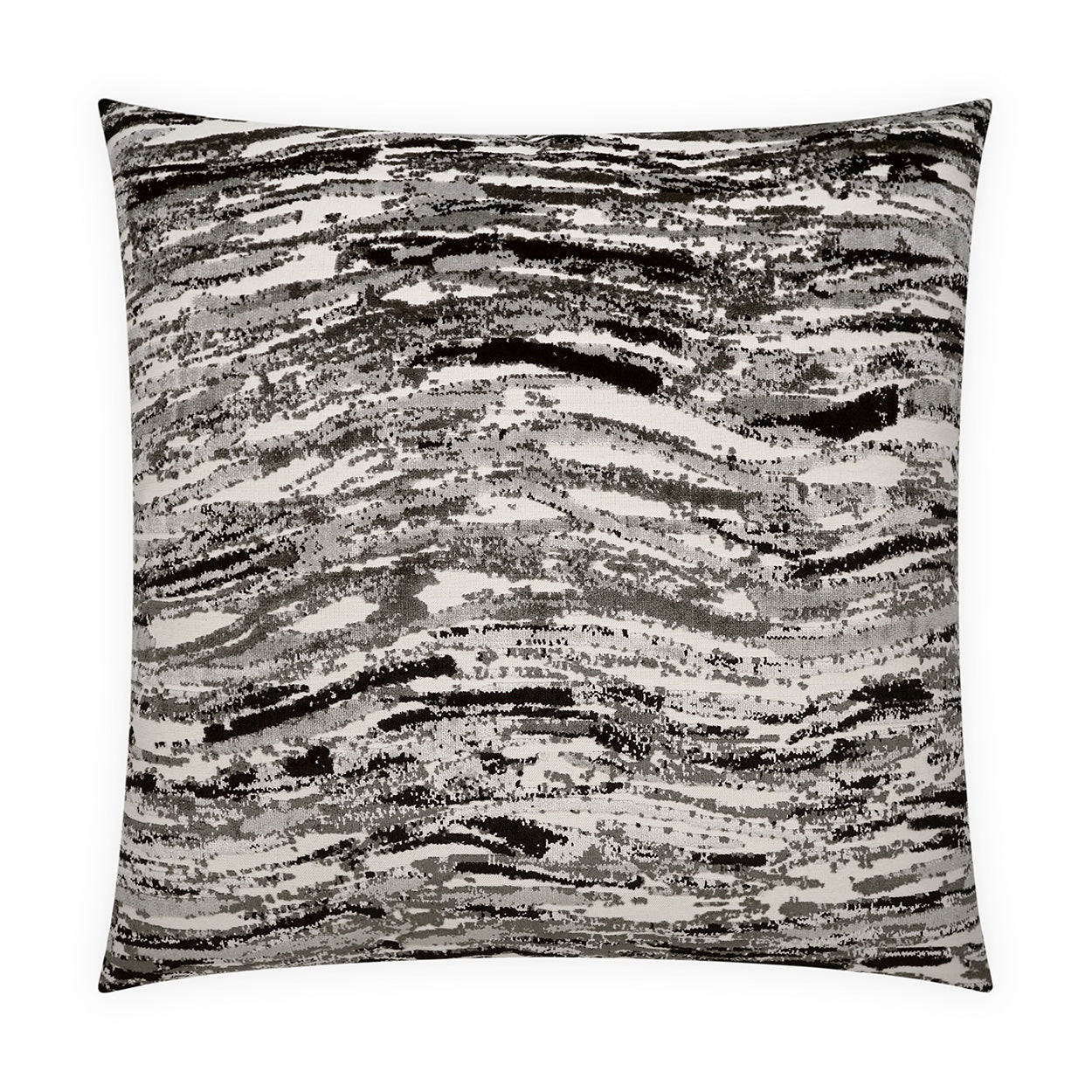 D.V. KAP HOME   24" x 24" Stillwater Pillow - Storm Abstract, Modern    - 4069-S-2424