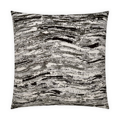 D.V. KAP HOME   24" x 24" Stillwater Pillow - Storm Abstract, Modern    - 4069-S-2424