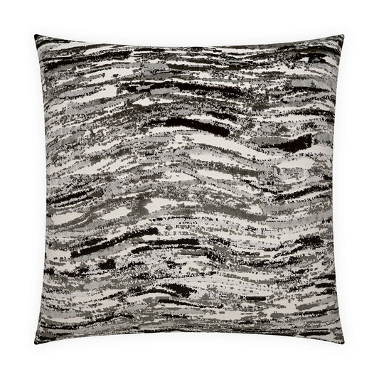 D.V. KAP HOME   24" x 24" Stillwater Pillow - Storm Abstract, Modern    - 4069-S-2424