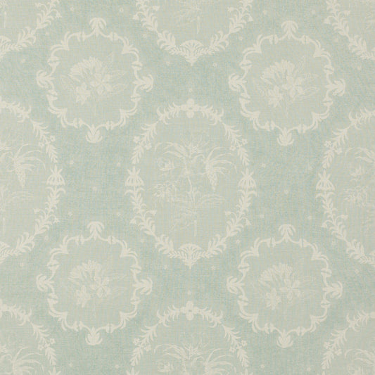 SCHUMACHER  RAOUL TEXTILES CAMEO PRINTS PRINTS ROBIN'S EGG   - 406N67