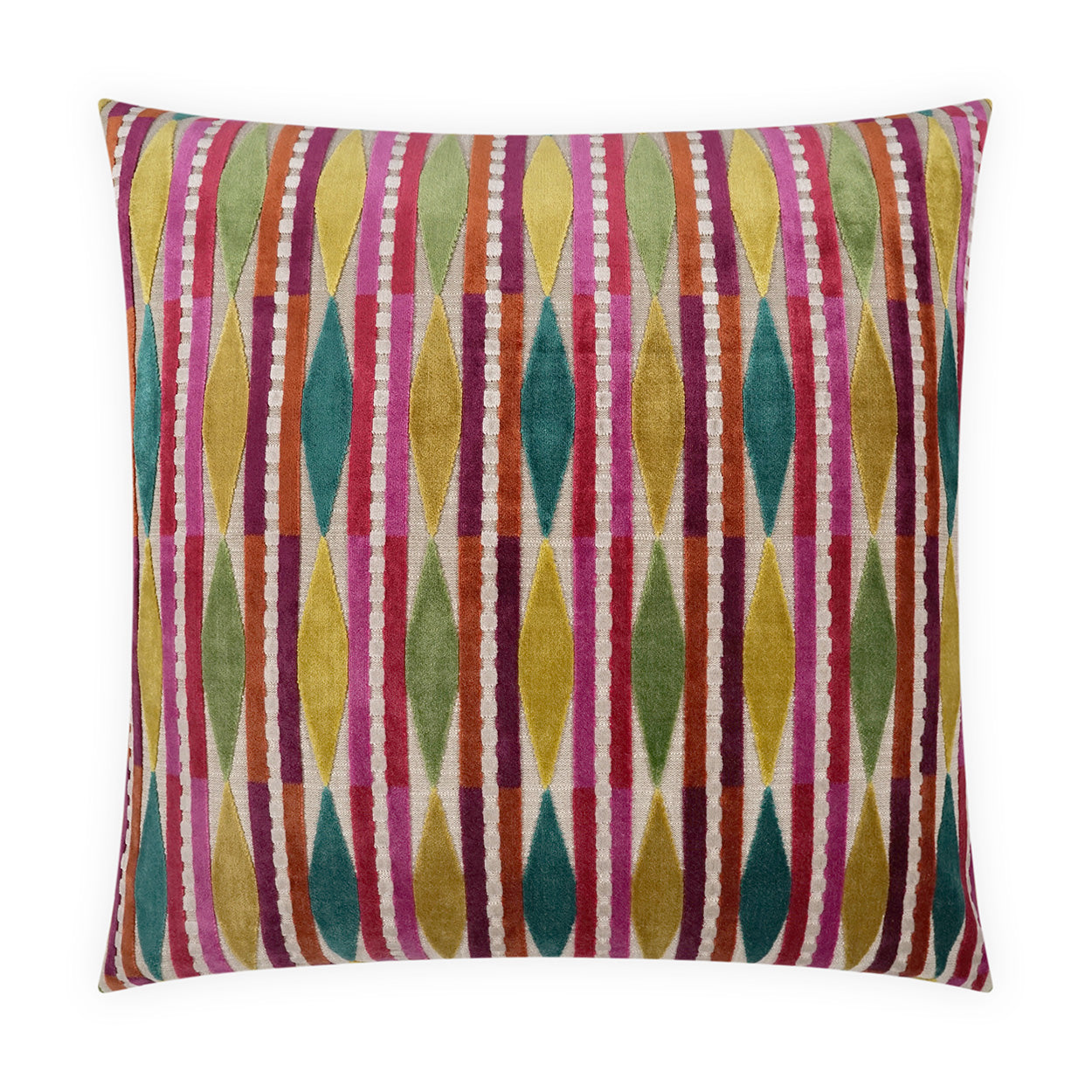 D.V. KAP HOME   24" x 24" Pizazz Pillow Modern, Geometric    - 4070-2424