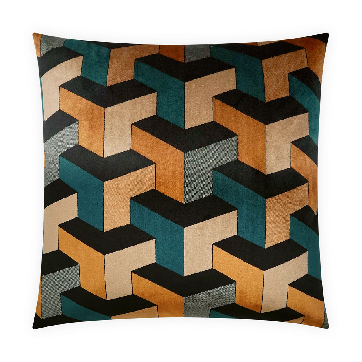 D.V. KAP HOME   24" x 24" Escher Pillow Modern, Geometric    - 4072-2424