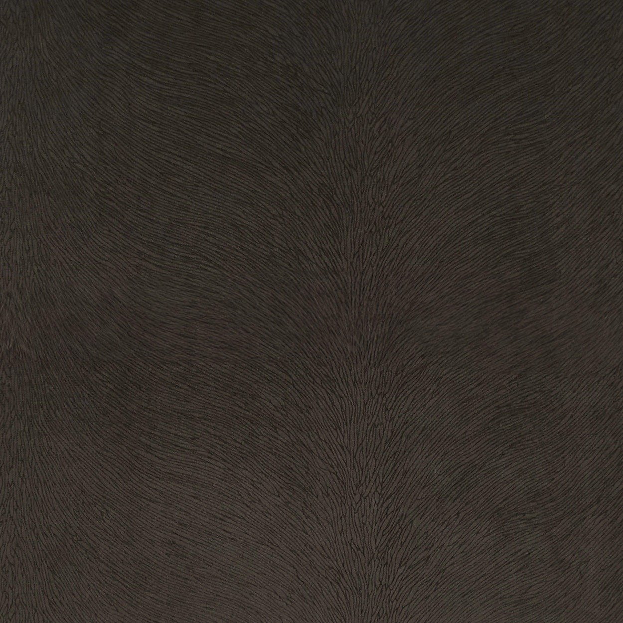 Dark brown fabric texture with fine, wavy grain pattern and soft, matte finish.