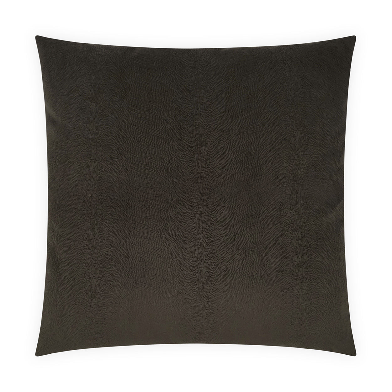 D.V. KAP HOME   24" x 24" Venture Pillow - Charcoal Solid, Western Chic, Animal    - 4073-C-2424