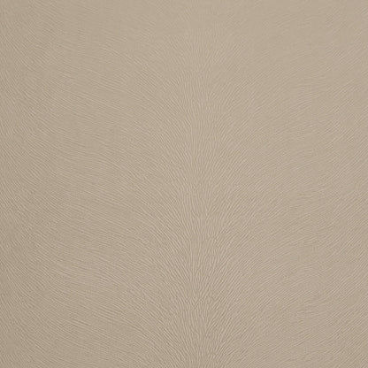 Beige fabric with subtle linear grain pattern; warm, neutral upholstery texture.