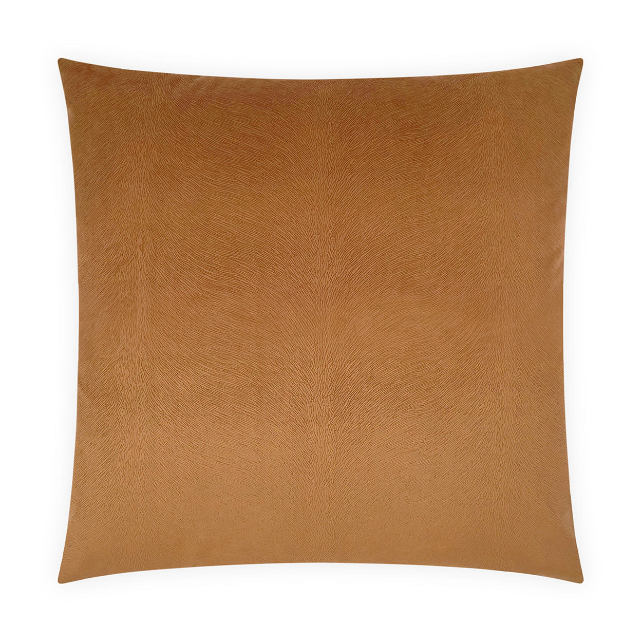 D.V. KAP HOME   24" x 24" Venture Pillow - Russet Solid, Western Chic, Animal    - 4073-R-2424