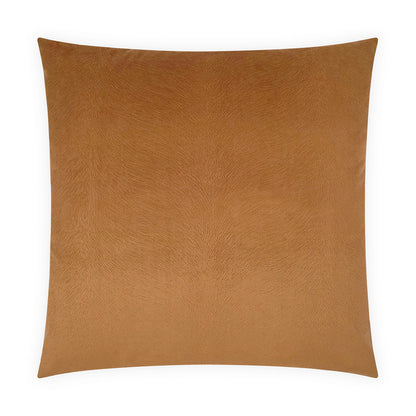 D.V. KAP HOME   24" x 24" Venture Pillow - Russet Solid, Western Chic, Animal    - 4073-R-2424