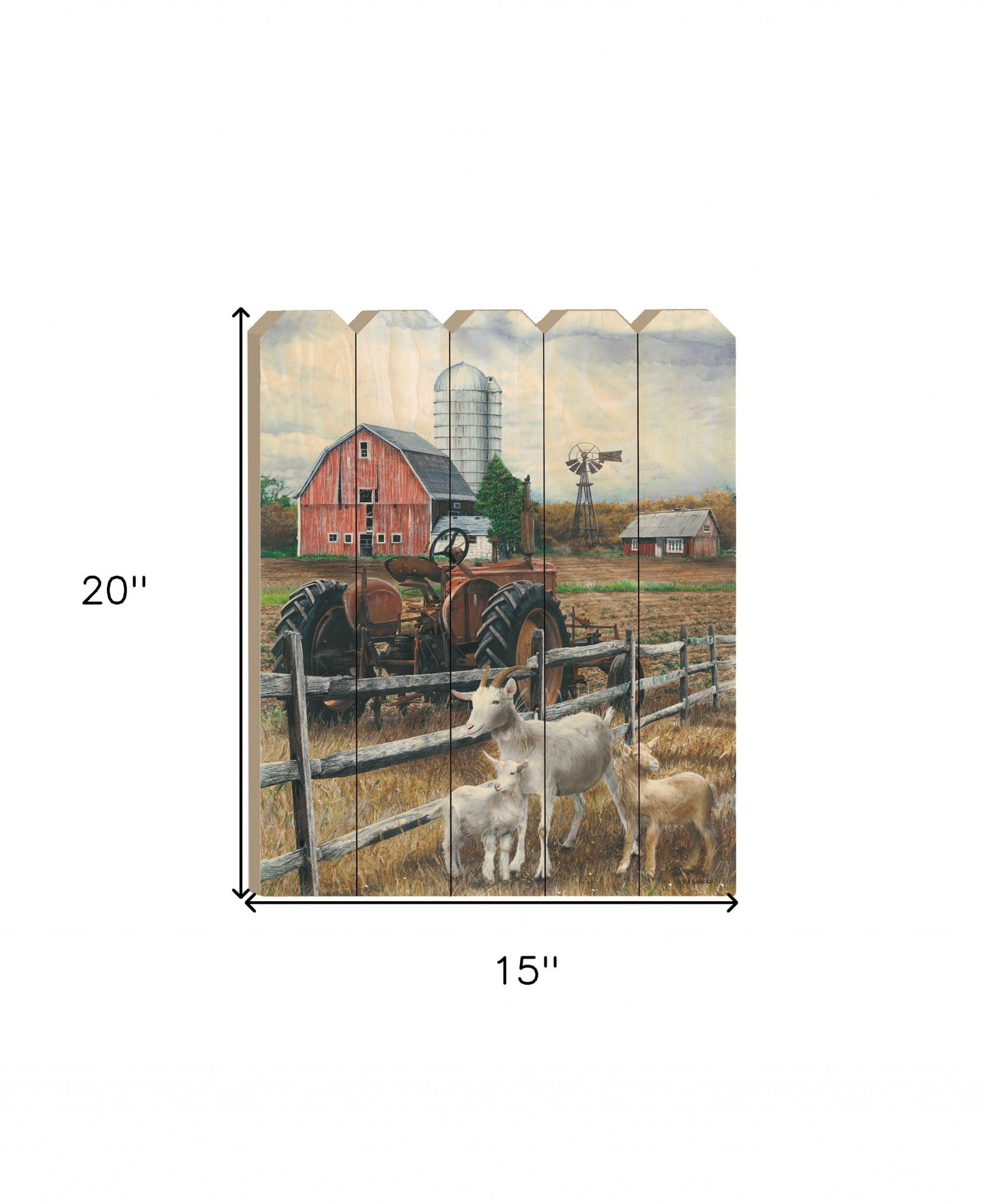 The Old Tractor Unframed Print Wall Art