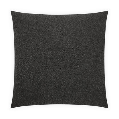 D.V. KAP HOME   24" x 24" Rise Pillow - Charcoal Solid, Modern, Textured    - 4076-C-2424