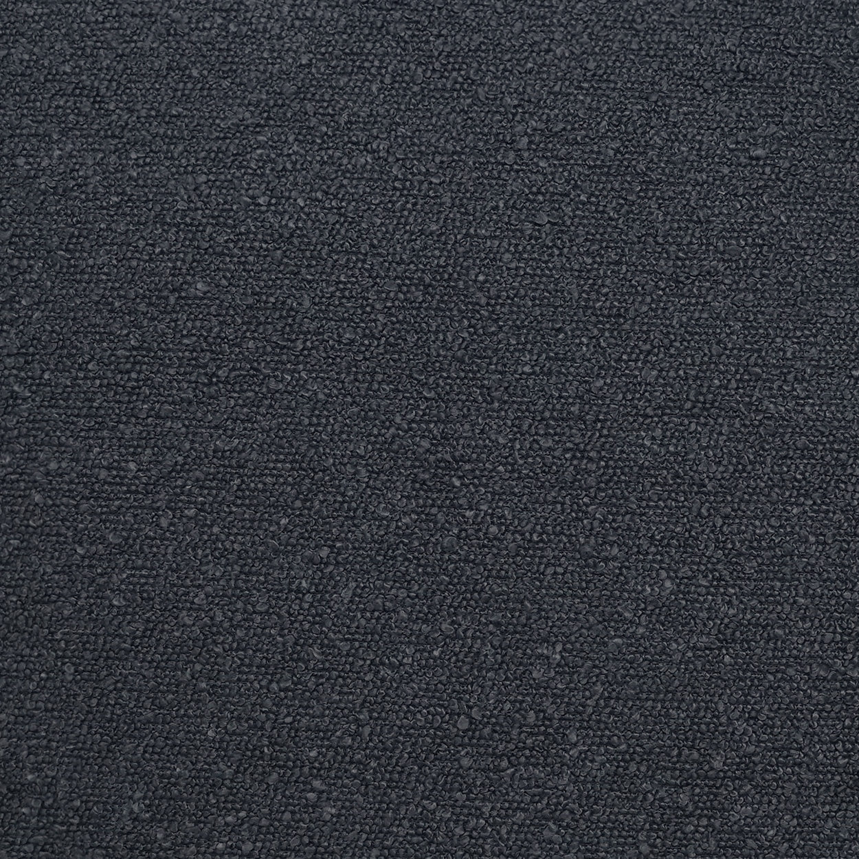 Charcoal grey woven fabric close-up with fine texture, suitable for upholstery or apparel.