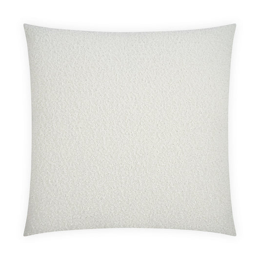 D.V. KAP HOME   24" x 24" Rise Pillow - Ivory Solid, Modern, Textured    - 4076-I-2424