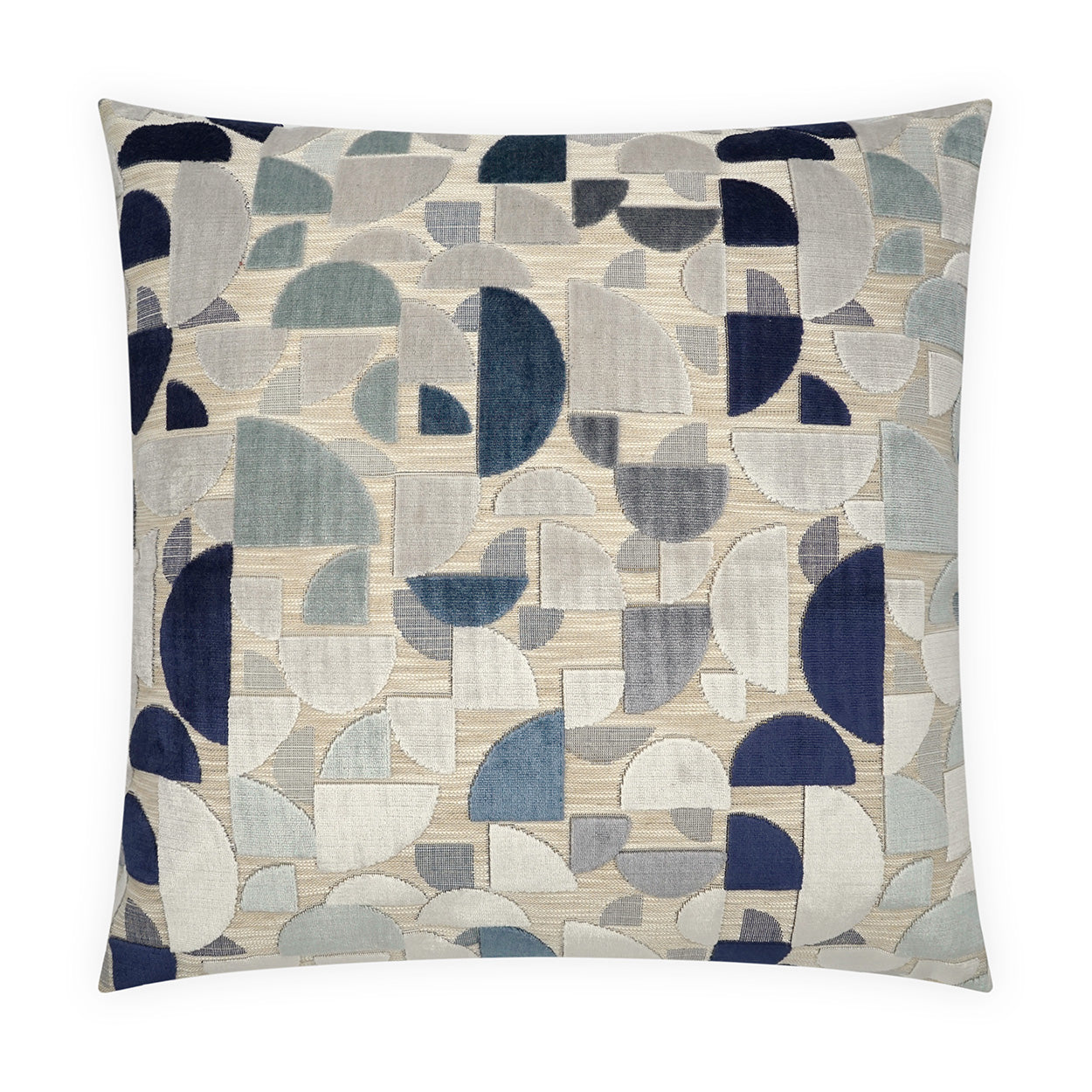 D.V. KAP HOME   24" x 24" Perfect Curve Pillow Glam, Geometric, Modern    - 4077-2424