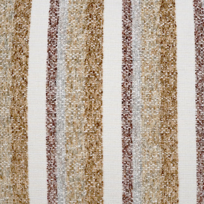 D.V. KAP HOME   24" x 24" Bailey Pillow - Tobacco Stripes    - 4079-T-2424