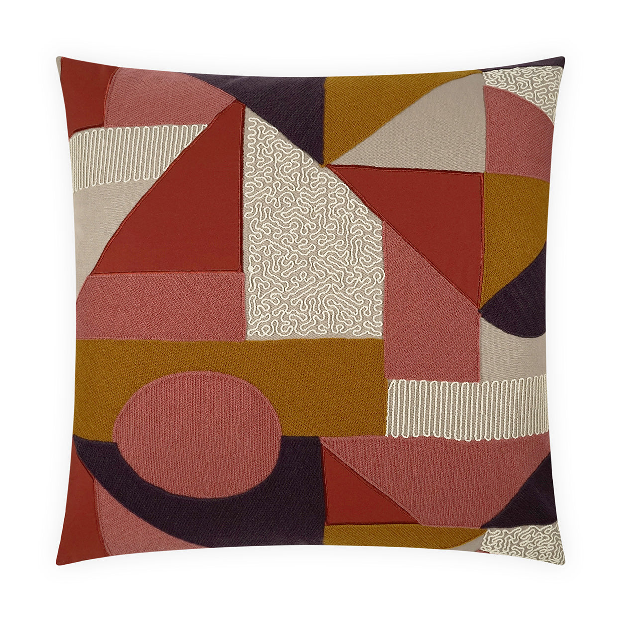 D.V. KAP HOME   24" x 24" Izzy Pillow Modern, Geometric    - 4081-2424