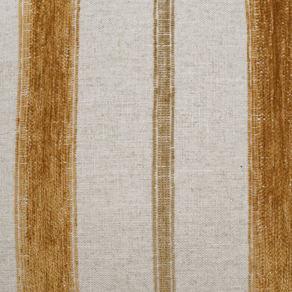 D.V. KAP HOME   24" x 24" Lindor Pillow - Dijon Stripes Textured    - 4090-D-2424