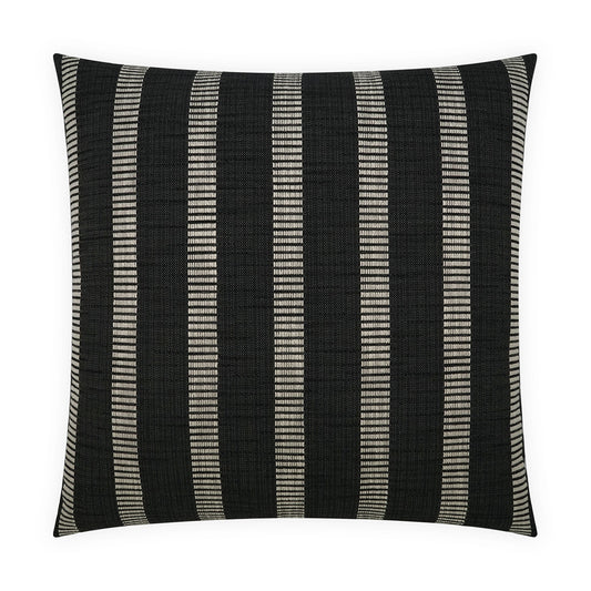 D.V. KAP HOME   24" x 24" Punch Line Pillow Stripes Farmhouse, Beach    - 4091-2424