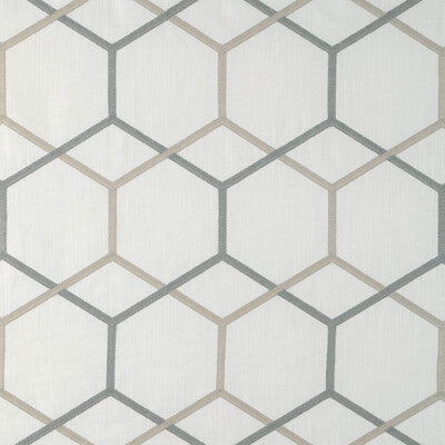 KRAVET BASICS EMBROIDERY GEOMETRIC IVORY,TAUPE,GREY   - 4091.106.0