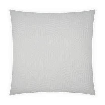 D.V. KAP HOME   24" x 24" Palacios Pillow - Snow Modern, Solid    - 4095-S-2424