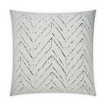 D.V. KAP HOME   24" x 24" Nifty Pillow Global, Farmhouse, Beach, Textured, Chevron    - 4098-2424