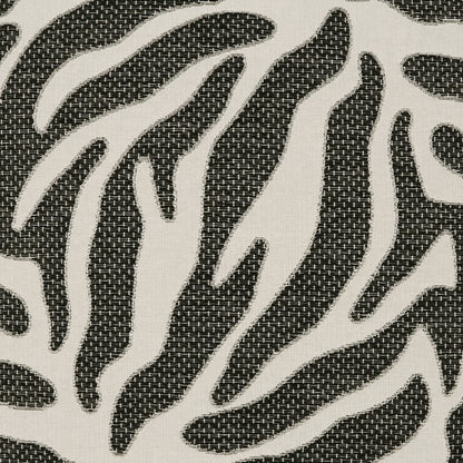 D.V. KAP HOME   24" x 24" Caicedo Pillow - Ebony Animal, Global    - 4099-E-2424