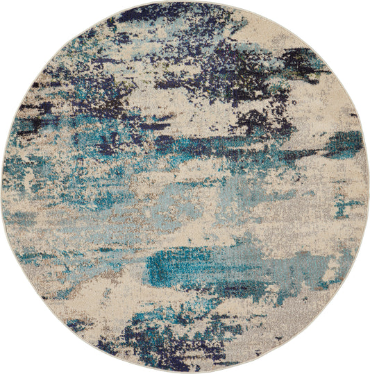 Nourison Rugs Nourison Home   Modern 4' X Round    - 099446722713