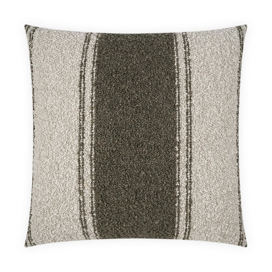 D.V. KAP HOME   24" x 24" Mackinac Pillow - Truffle Stripes, Farmhouse, Beach    - 4103-T-2424