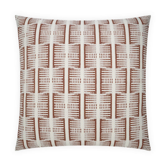 D.V. KAP HOME   24" x 24" Bohn Pillow - Adobe Global, Western Chic    - 4105-A-2424