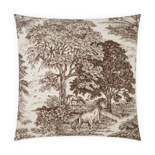 D.V. KAP HOME   24" x 24" Yellowstone Pillow Novelty, Animal    - 4108-2424