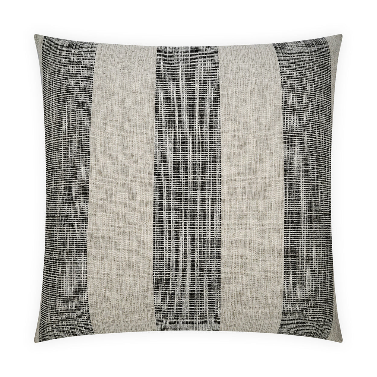 D.V. KAP HOME   24" x 24" Passage Pillow - Onyx Beach, Stripes, Farmhouse, Global    - 4109-O-2424