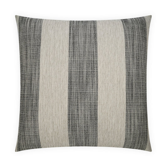 D.V. KAP HOME   24" x 24" Passage Pillow - Onyx Beach, Stripes, Farmhouse, Global    - 4109-O-2424