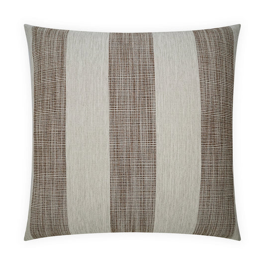 D.V. KAP HOME   24" x 24" Passage Pillow - Spice Beach, Stripes, Farmhouse, Global    - 4109-S-2424