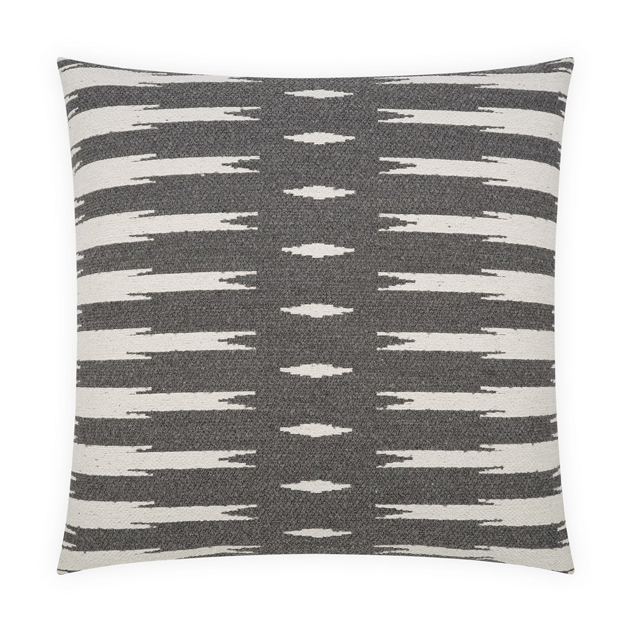 D.V. KAP HOME   24" x 24" Matheson Pillow - Graphite Western Chic, Global    - 4112-G-2424