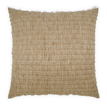 D.V. KAP HOME   24" x 24" Huma Pillow - Harvest Beach, Farmhouse, Textured    - 4115-H-2424