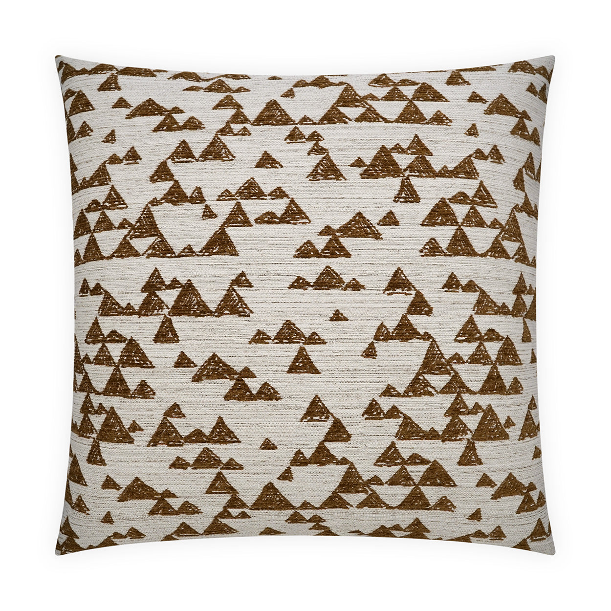 D.V. KAP HOME   24" x 24" Laramie Pillow - Toffee Western Chic, Abstract, Farmhouse    - 4118-T-2424